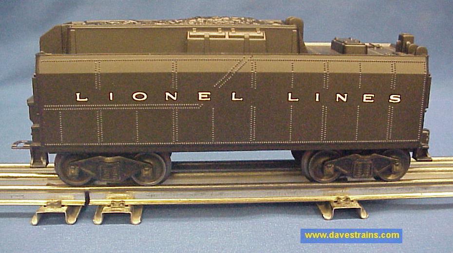 Dave's Trains, Inc. Postwar Lionel Steam Engines & Tenders
