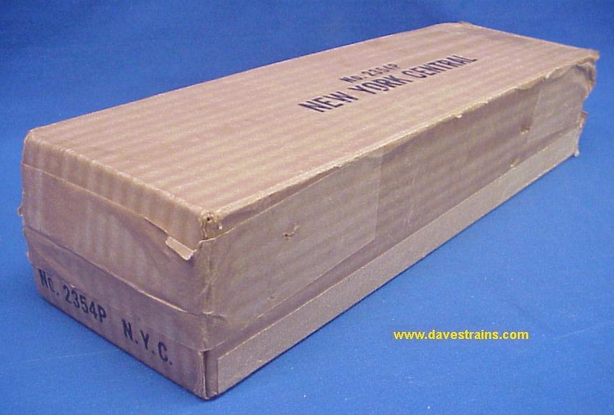 Lionel 2036 Licensed Reproduction Corrugated Box 