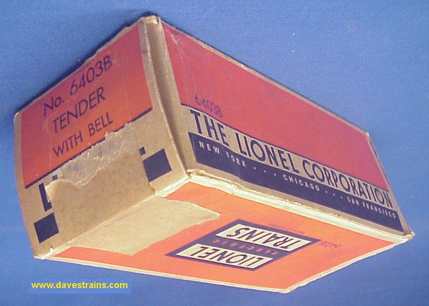 Lionel 6801 Licensed Reproduction Window  Box four boxes 