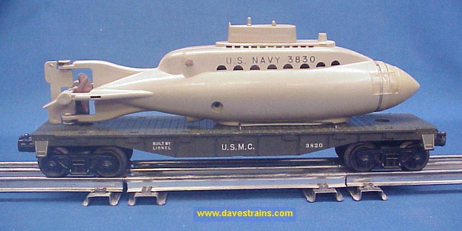 lionel submarine car